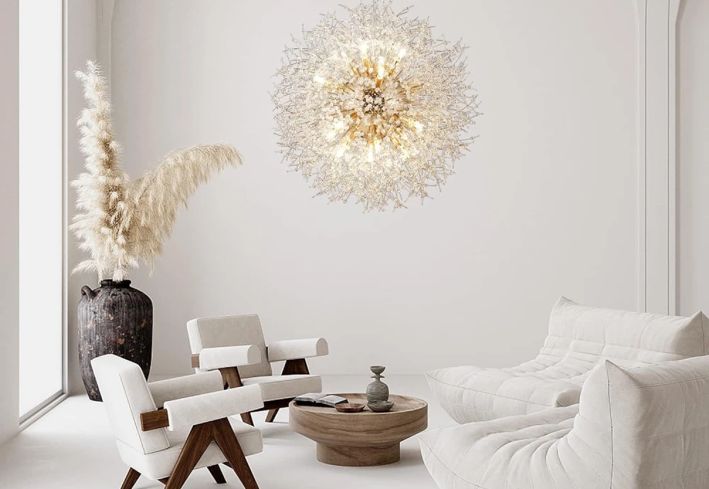 glass globe round chandelier